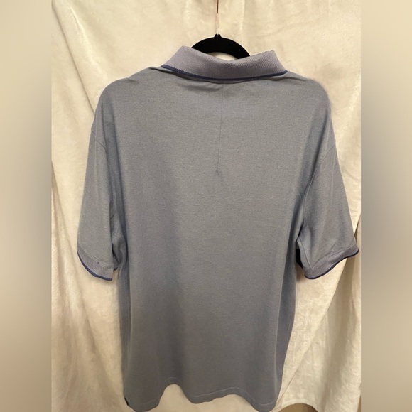 Lululemon Polo Shirt Men's XXL Light Blue Short Sleeve Wicking Stretch - Picture 2 of 12